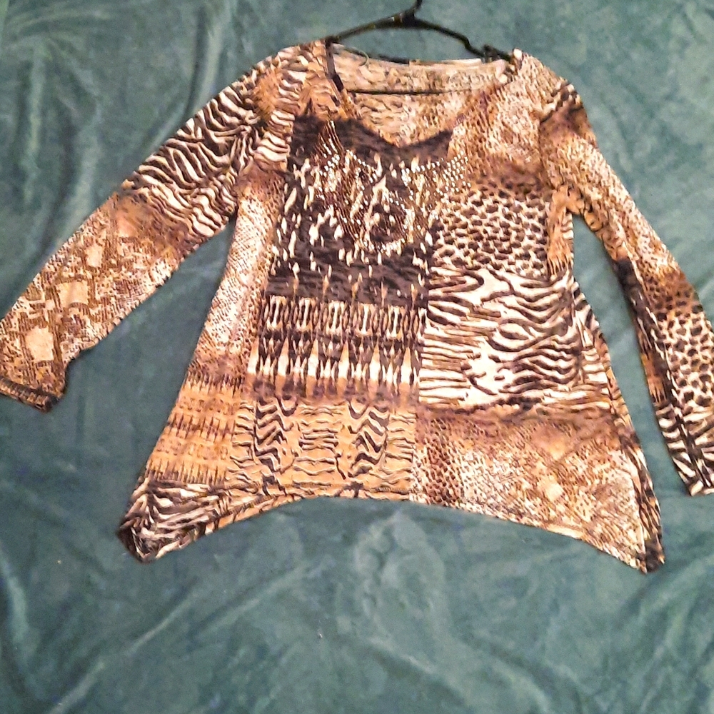 Onque Casuals women's  long sleave shirt size XL